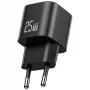 USAMS 25W GaN USB-C ātrais lādētājs - balts