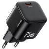 USAMS 25W GaN USB-C ātrais lādētājs - balts