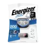 Energizer 326243 LED Galvas lukturis, 200 lūmeni, IPX4 ūdensizturīgs pret šļakatām, 3 AAA baterijas iekļautas, Melns