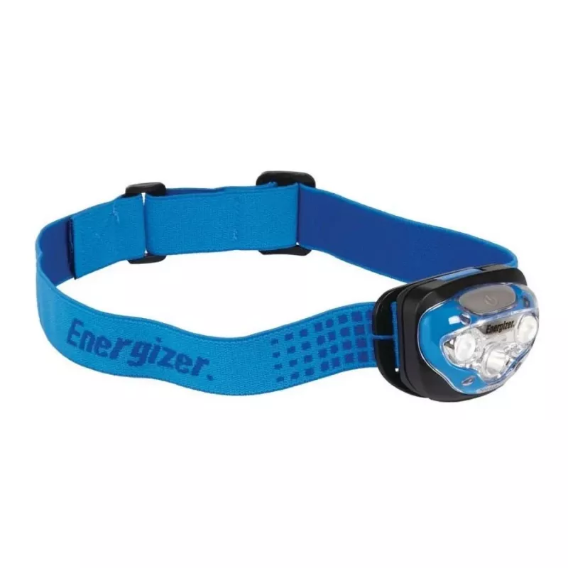Energizer 326243 LED Galvas lukturis, 200 lūmeni, IPX4 ūdensizturīgs pret šļakatām, 3 AAA baterijas iekļautas, Melns