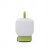 KOODUU uzlādējamā lampa LOOME Lime - pārnēsājama LED galda lampa, 3 pakāpju skārienjutīga regulēšana, IP44 aizsardzība pret ūdens šļakatām, USB-C