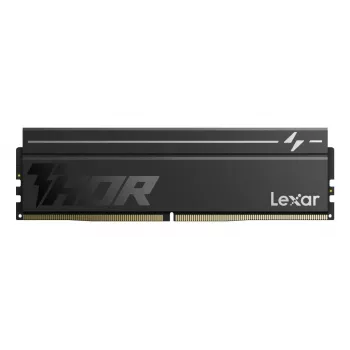 Lexar DDR5 THOR 2.0 32GB (2x16GB) 6000MHz CL40 RGB melna galddatora atmiņas komplekts