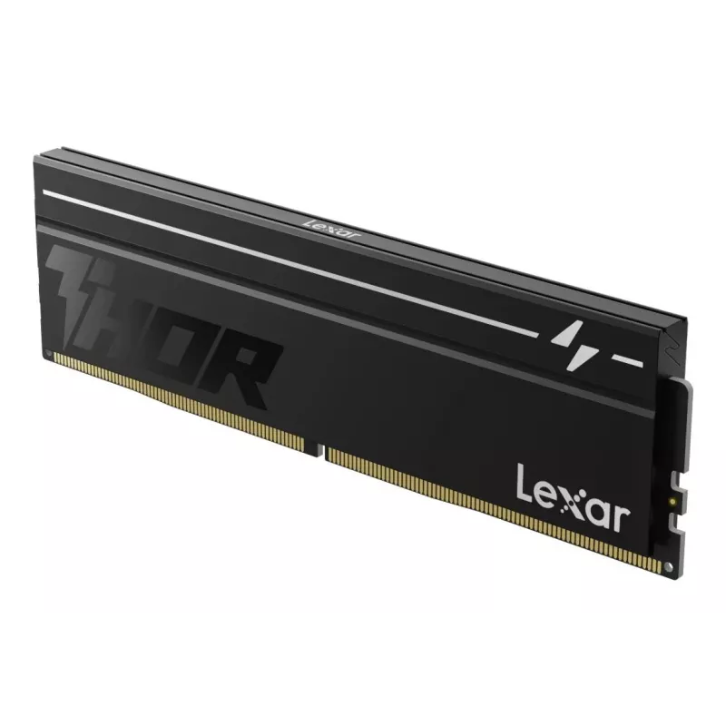 Lexar DDR5 THOR 2.0 32GB (2x16GB) 6000MHz CL40 RGB melna galddatora atmiņas komplekts