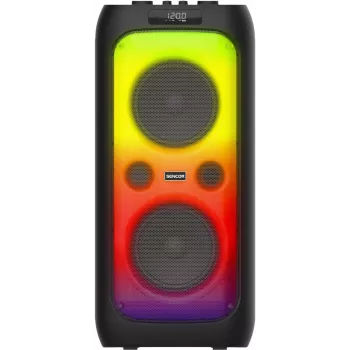 SENCOR Partycon WAVE 100W pārnēsājams party skaļrunis ar TWS, IPX4, LED un mikrofona ieeju