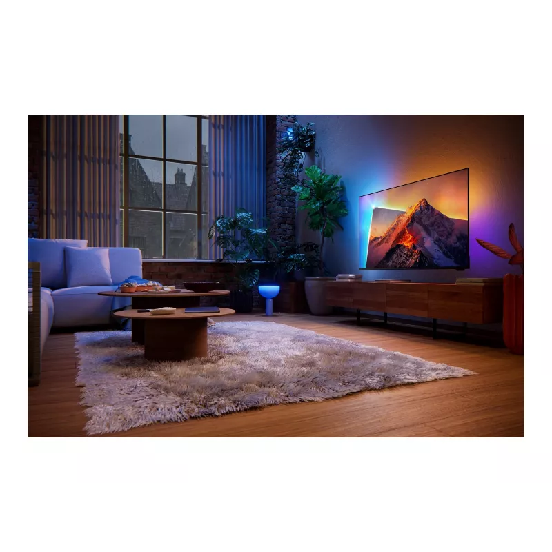 Philips 43PQS8611/12 43 collu QLED 4K viedtelevizors, TITAN OS, Ambilight