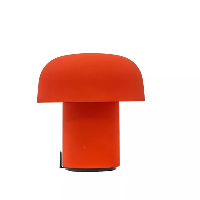 KOODUU uzlādējama LED galda lampa SENSA oranža – bezvadu, regulējama, USB-C, 150 lūmeni, silta balta