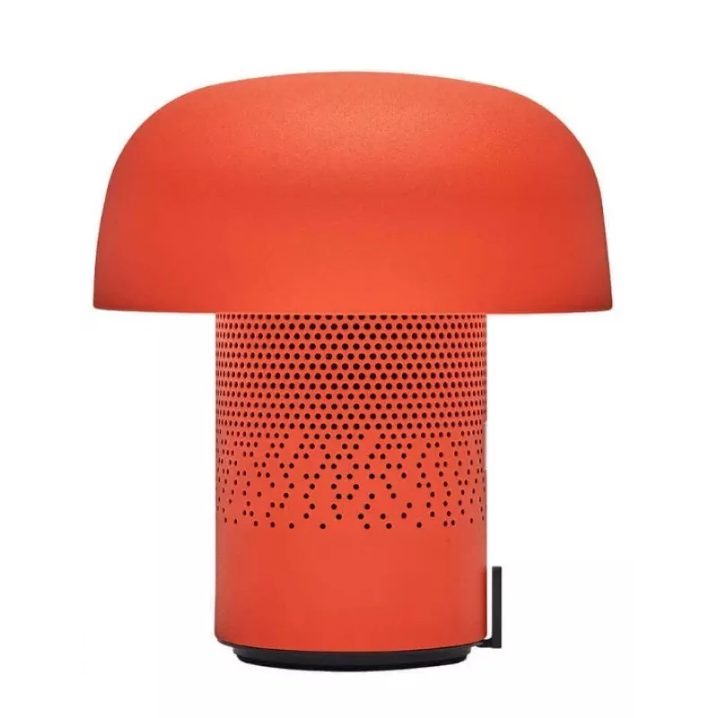 KOODUU Sensa Play pārnēsājams Bluetooth skaļrunis ar regulējamu RGB LED lampu, IPX4 ūdensizturīgs, TWS savienošana, USB-C, oranžs