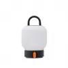 KOODUU uzlādējamā galda lampa LOOME pelēka | 3 pakāpju skārienjutīgs dimmeris, 2200mAh akumulators, USB-C, silta balta LED
