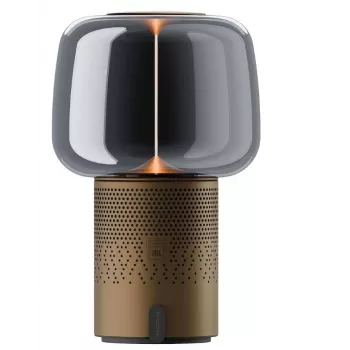 KOODUU Serena Play pārnēsājama LED lampa ar Bluetooth skaļruni brūna
