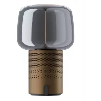 KOODUU Serena Play pārnēsājama LED lampa ar Bluetooth skaļruni brūna