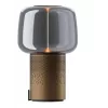KOODUU Serena Play pārnēsājama LED lampa ar Bluetooth skaļruni brūna