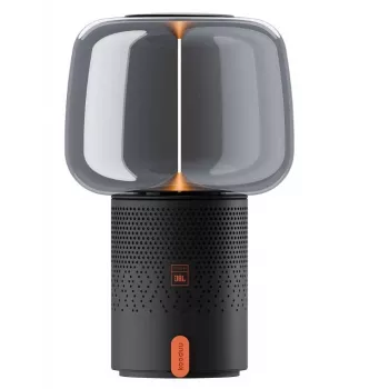 KOODUU Serena Play pārnēsājamā LED lampa ar Bluetooth skaļruni pelēka