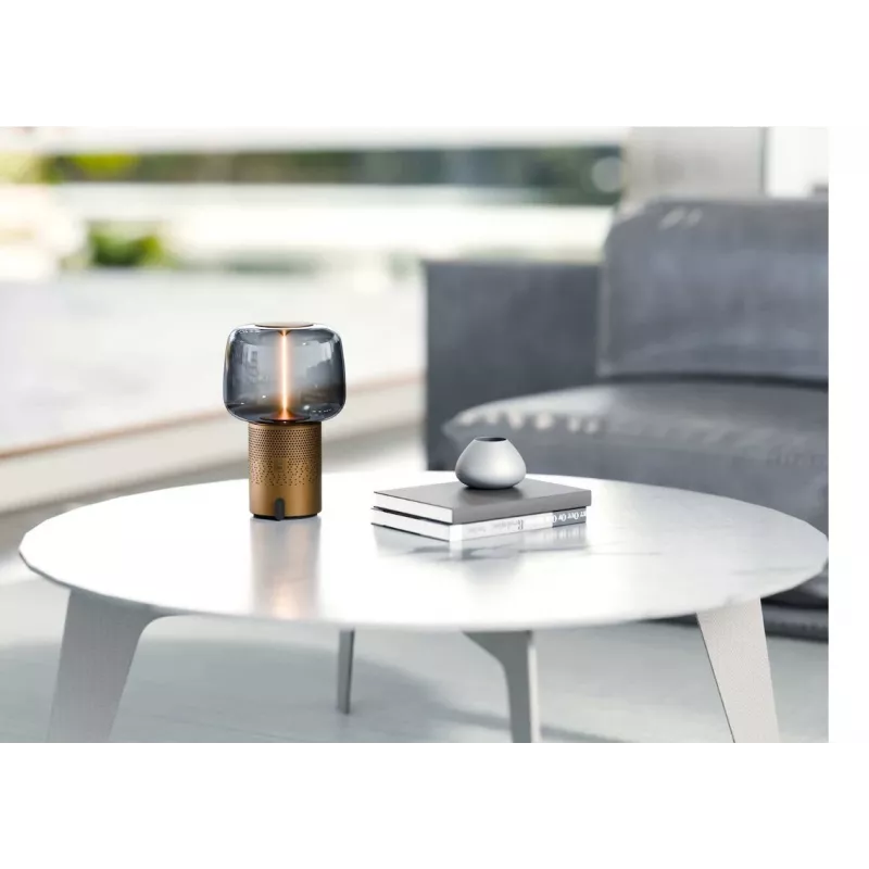 KOODUU Serena Play pārnēsājamā LED lampa ar Bluetooth skaļruni pelēka