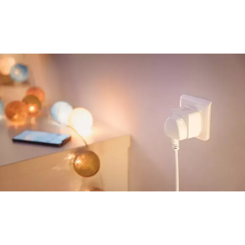Philips Smart Smart Plug ar jaudas mērītāju, F tips, 2 iepakojums