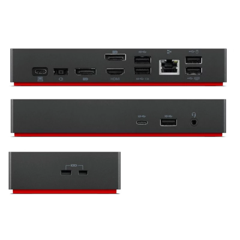 Lenovo Renewed ThinkPad Universal USB-C Dock 40AY 90W Lietots, ieskaitot barošanas bloku