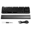 BE QUIET! Keyboard Light Mount TKL Silent Tactile mehāniskā tastatūra – 75% US ANSI, Gateron Brown, Bluetooth un USB-C, QMK/VIA