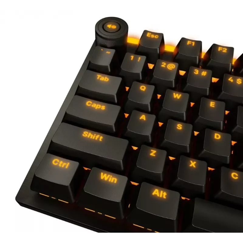 BE QUIET! Keyboard Light Mount TKL Silent Tactile mehāniskā tastatūra – 75% US ANSI, Gateron Brown, Bluetooth un USB-C, QMK/VIA