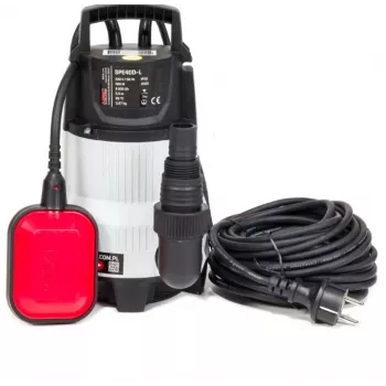 NAC zemūdens netīrā ūdens sūknis 400W SPE40D-L ar pludiņa slēdzi, 7500 L/h, 5 m spiediena augstums