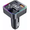 SENCOR SWM 3000 Bluetooth FM raidītājs ar USB-A QC3.0, USB-C PD 3.0, MP3 atskaņošanu, brīvroku zvanīšanu, Siri un Google Assistant