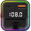 SENCOR SWM 3000 Bluetooth FM raidītājs ar USB-A QC3.0, USB-C PD 3.0, MP3 atskaņošanu, brīvroku zvanīšanu, Siri un Google Assistant