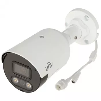 UNIVIEW IPC2128SB-ADF28KMC-I1 8MP 4K UHD fiksēta bullet tīkla kamera ar divvirzienu audio un aktīvo atturēšanu