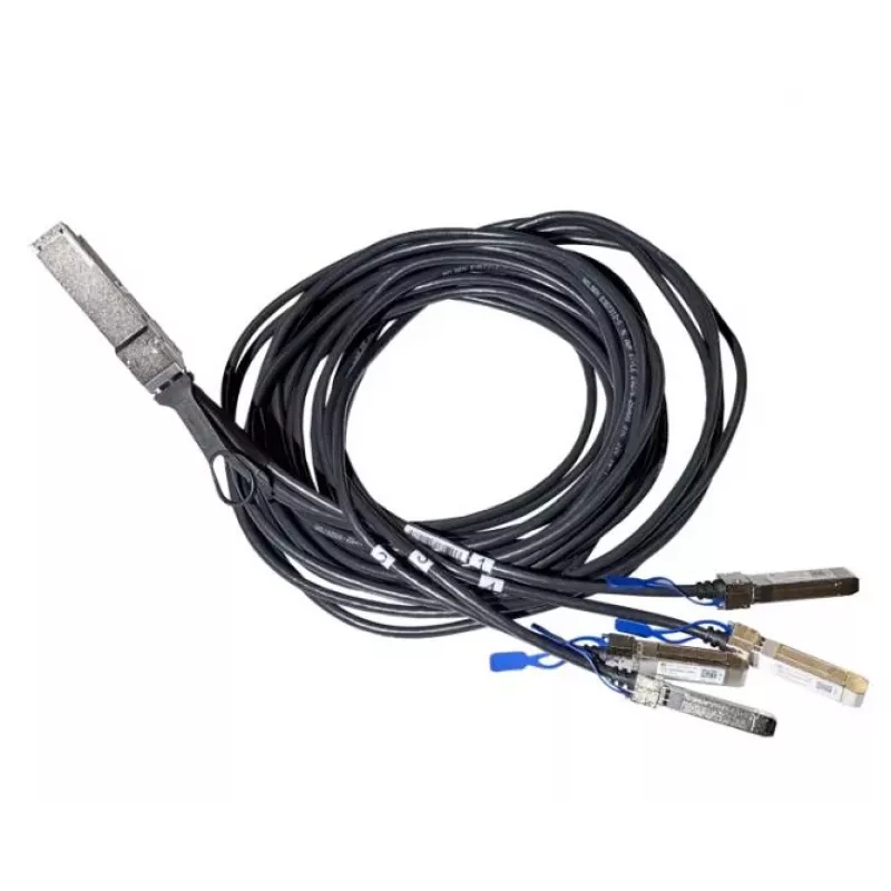 MikroTik Piederumi QSFP56 200G sadales kabelis uz 4 x 50G 3m DQ+BC0003-DS+