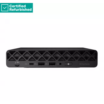 RENEW SILVER HP EliteDesk 8 G1i Mini - Ultra 9-285, 64GB, 1TB SSD, USB Mouse, Win 11 Home, 1 gads