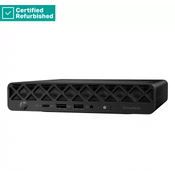 RENEW SILVER HP EliteDesk 8 G1i Mini - Ultra 9-285, 64GB, 1TB SSD, USB Mouse, Win 11 Home, 1 gads