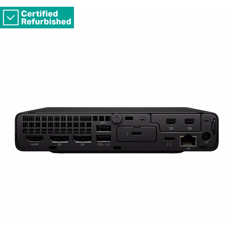 RENEW SILVER HP EliteDesk 8 G1i Mini - Ultra 9-285, 64GB, 1TB SSD, USB Mouse, Win 11 Home, 1 gads