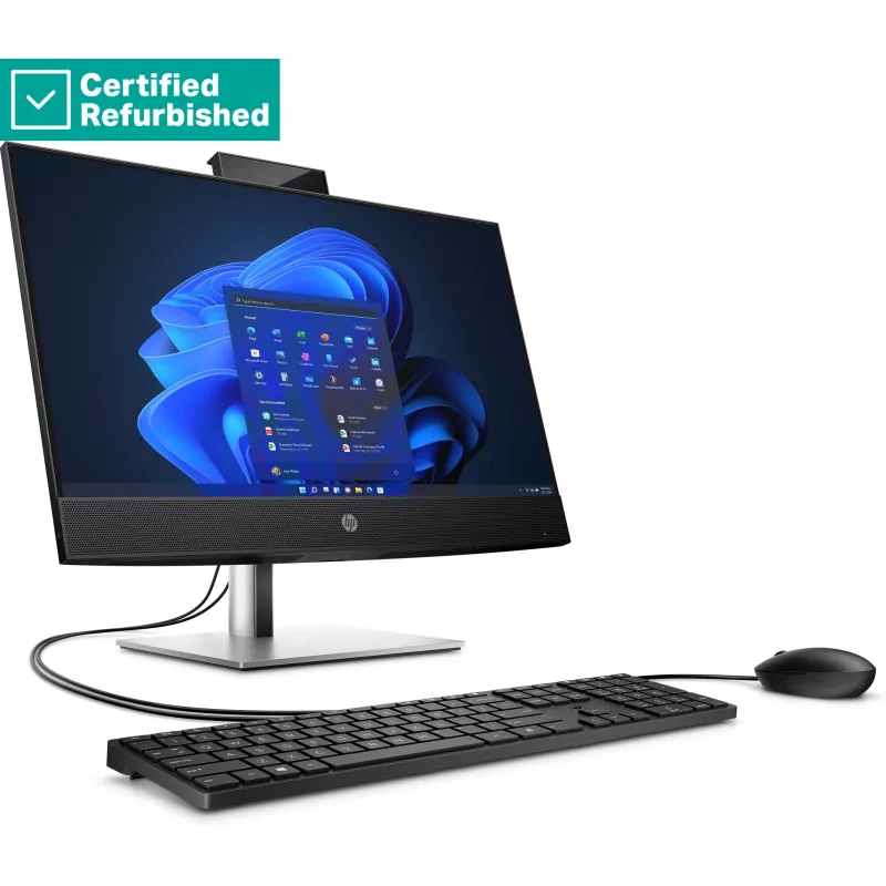 RENEW SILVER HP Pro 440 G9 AIO All-In-One - i7-13700T, 16GB, 512GB SSD, 23,8 collu FHD Non-Touch AG, augstuma regulēšana, USB pele, Win 11 Pro, 1 gads (937G5EAR#ABD)
