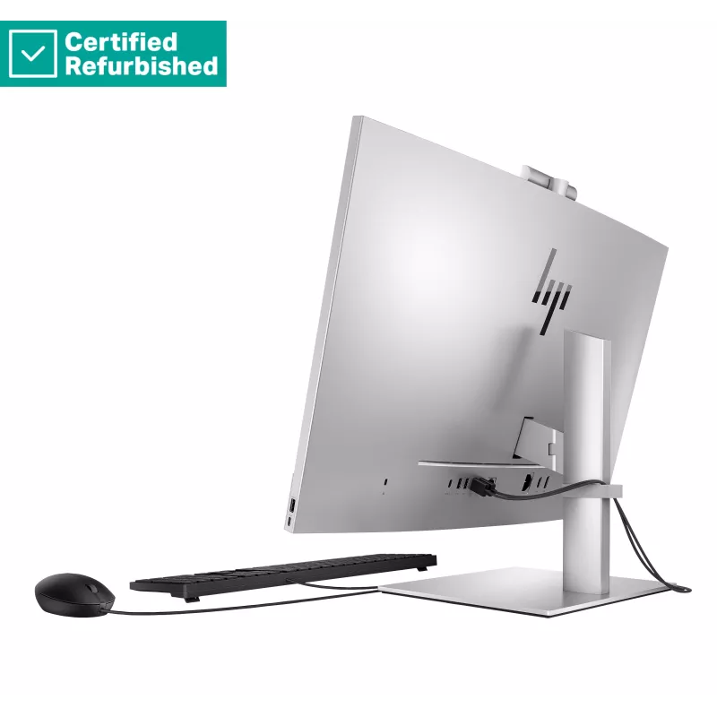 RENEW SILVER HP Elite 870 G9 AIO All-In-One 27 - i9-14900, 64GB, 2TB SSD, 27 QHD Non-Touch AG, Height Adjustable, USB Mouse, Win 11 Pro, 1 years