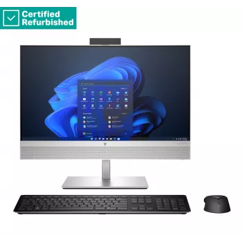 RENEW SILVER HP Elite 840 G9 AIO All-In-One 24 - i5-14600, 16GB, 512GB SSD, 23.8 FHD Non-Touch AG, Height Adjustable, Win 11 Pro, 1 years