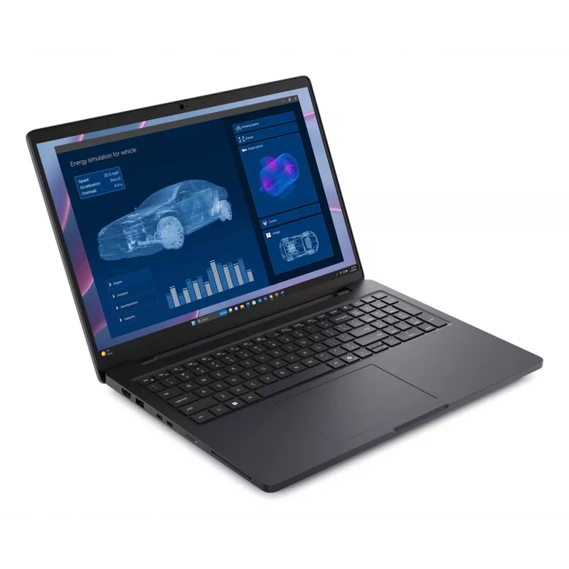 DELL Pro Max 16 MC16255 Copilot+ PC AMD Ryzen AI 5 PRO 340 klēpjdators 40,6 cm (16) Full HD+ 16 GB LPDDR5x-SDRAM 256 GB SSD Wi-Fi 7 (802.11be) Windows 11 Pro Melns Angļu
