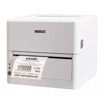 Citizen CL-H300SV printeris_ Sudraba jons USB balts EN kontaktdakša vieta pēc izvēles