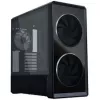 Lian Li LANCOOL 217 INF PC korpusa komplekts + HydroShift II LCD-S 360TL AIO + 3x UNI FAN SL-INF 120 Reverse Blade ventilatori - melns