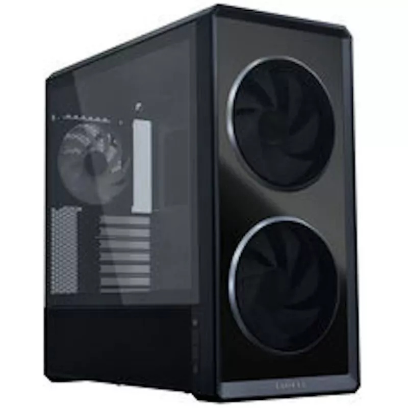 Lian Li LANCOOL 217 INF PC korpusa komplekts + HydroShift II LCD-S 360TL AIO + 3x UNI FAN SL-INF 120 Reverse Blade ventilatori - melns