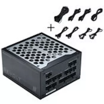 Phanteks Revolt 1000W Platinum Bundle, barošanas bloks ar kabeļu komplektu - melns