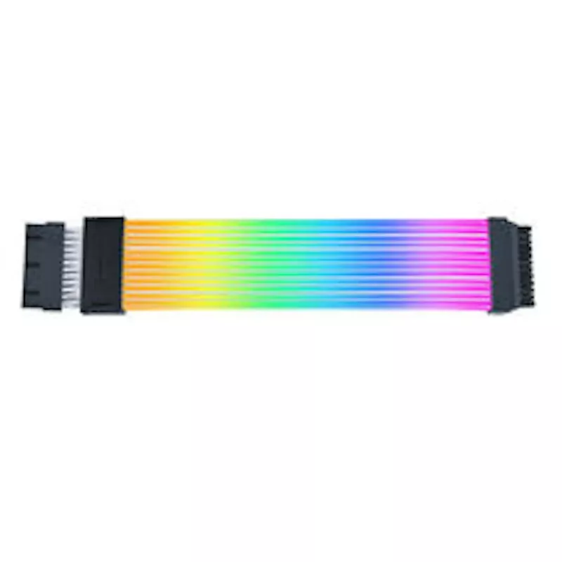 Lian Li Visual Upgrade Kit Strimer Wireless 24-pin RGB mātesplates kabelis, kontrolieris + 12V-2x6 GPU kabelis Wide & 8.8 universālais ekrāns - balts