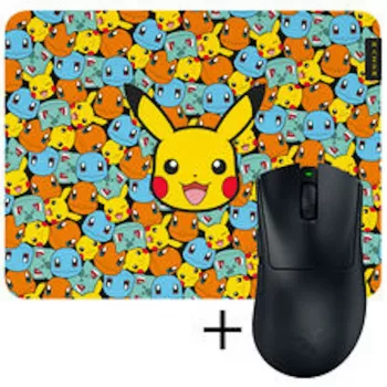Razer DeathAdder V4 Pro spēļu pele + Razer Gigantus V2 peles paklājiņš komplekts