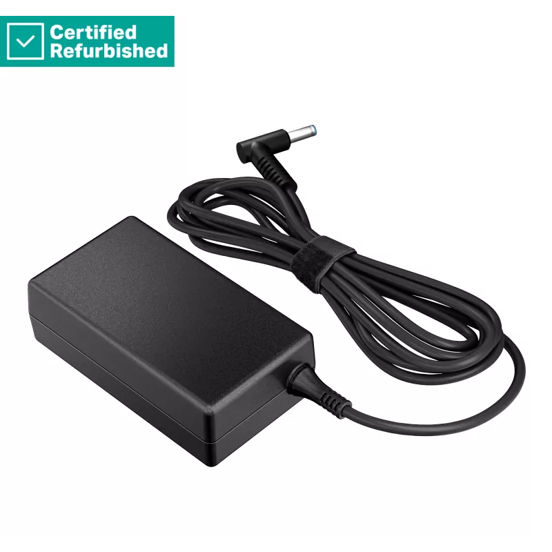 RENEW GOLD HP 65W Smart AC tīkla adapteris klēpjdatora lādētājs 4.5mm cilindrisks gals ar 7.4mm dongle / saderīgs ar HP 200-series, ProBook 400/600-series, EliteBook 700/800-series