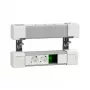 SCHNEIDER ELECTRIC UNICA SYSTEM+ GALDA BLOKS 4XSCHUKO+USB A/C+RJ45 OPT, BALTS/PELĒKS