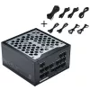 Phanteks Revolt 1200W Platinum Bundle, barošanas bloks ar kabeļu komplektu - melns