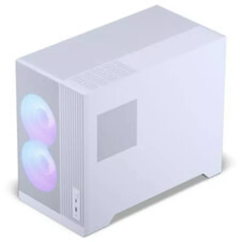 Phanteks XT M3 PC korpuss, mini korpuss + D30 PWM Regular Airflow D-RGB ventilatori, 3 komplektā, balts