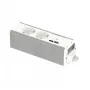 SCHNEIDER ELECTRIC UNICA SYSTEM+ MODULĀRĀ VIENĪBA 2XSCHUKO+USBA/C BALTA/PELĒKA