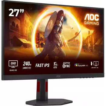 AOC Q27G4ZR monitors 27 collu QHD 180Hz IPS spēļu monitors