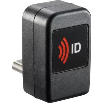 RF IDeas WAVE ID Nano CCID 13.56MHz CSN Black Vertical USB-C lasītājs