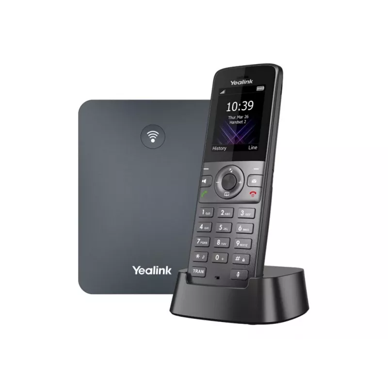 YEALINK W74P IP DECT komplekts ar W70B bāzes staciju un W74H klausuli