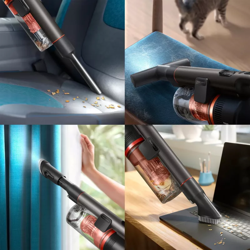 Philips 7000 Series bezvadu kāta putekļsūcējs XC7163/01/Bojāts iepakojums