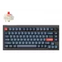 Keychron V1 Max RGB - ASV izkārtojums - Hot-Swappable Gateron Jupiter Red bezvadu tastatūra