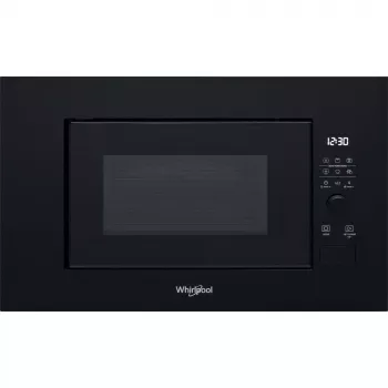 WHIRLPOOL Iebūvējamā mikroviļņu krāsns WMF200G NB, 20L, Melna
